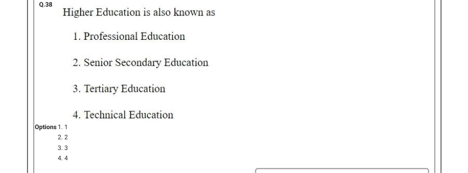 Read the question and choices in the excerpt. Choose A/B/C/D for the first/second/third/fourth option shown.