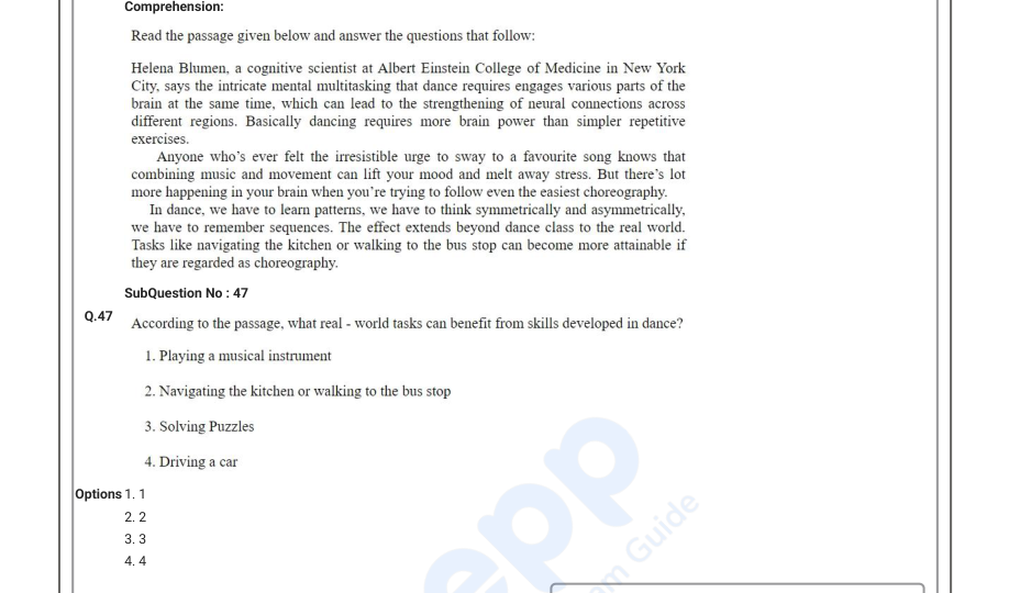 Read the question and choices in the excerpt. Choose A/B/C/D for the first/second/third/fourth option shown.