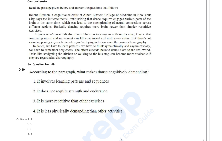 Read the question and choices in the excerpt. Choose A/B/C/D for the first/second/third/fourth option shown.