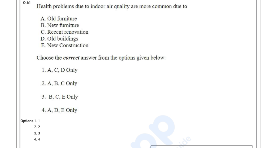Read the question and choices in the excerpt. Choose A/B/C/D for the first/second/third/fourth option shown.