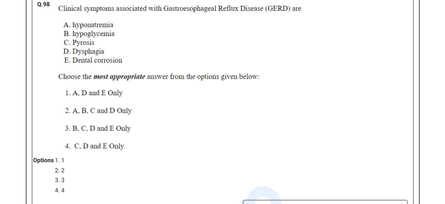 Read the question and choices in the excerpt. Choose A/B/C/D for the first/second/third/fourth option shown.