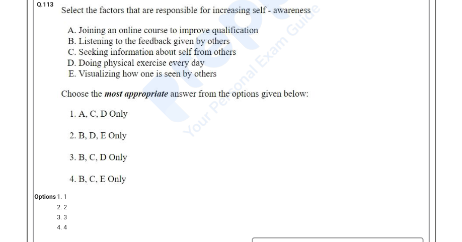 Read the question and choices in the excerpt. Choose A/B/C/D for the first/second/third/fourth option shown.