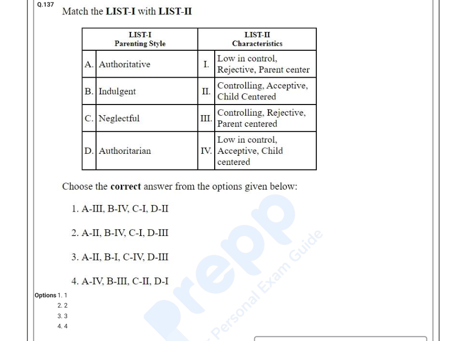 Read the question and choices in the excerpt. Choose A/B/C/D for the first/second/third/fourth option shown.