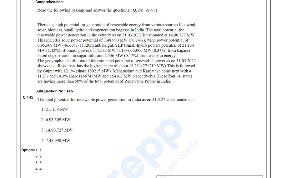 Read the question and choices in the excerpt. Choose A/B/C/D for the first/second/third/fourth option shown.
