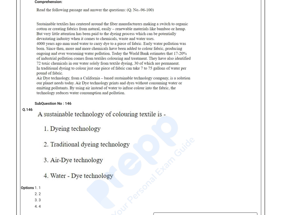 Read the question and choices in the excerpt. Choose A/B/C/D for the first/second/third/fourth option shown.