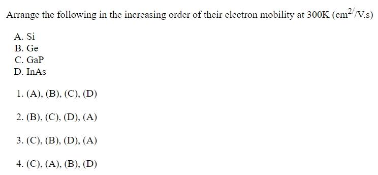 Read the question and choices in the excerpt. Choose A/B/C/D for the first/second/third/fourth option shown.