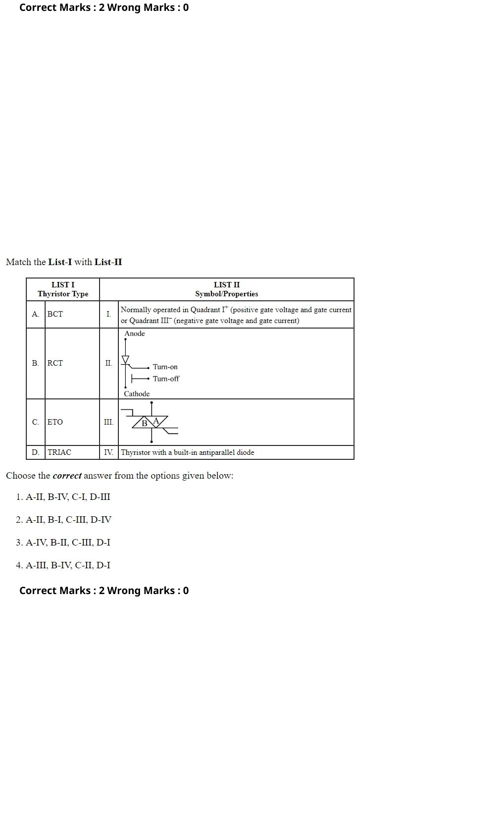 Read the question and choices in the excerpt. Choose A/B/C/D for the first/second/third/fourth option shown.