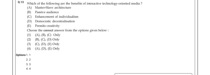 Read the question and choices in the excerpt. Choose A/B/C/D for the first/second/third/fourth option shown.