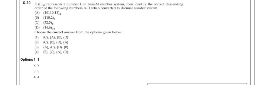 Read the question and choices in the excerpt. Choose A/B/C/D for the first/second/third/fourth option shown.