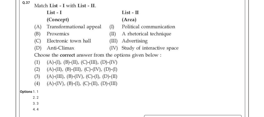Read the question and choices in the excerpt. Choose A/B/C/D for the first/second/third/fourth option shown.