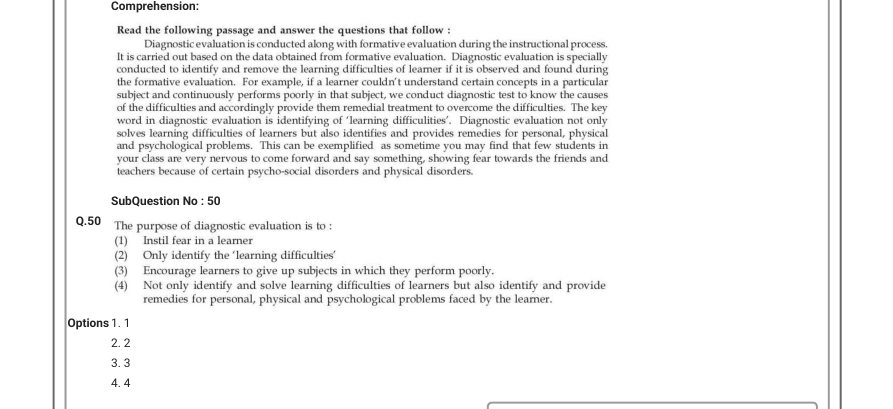 Read the question and choices in the excerpt. Choose A/B/C/D for the first/second/third/fourth option shown.