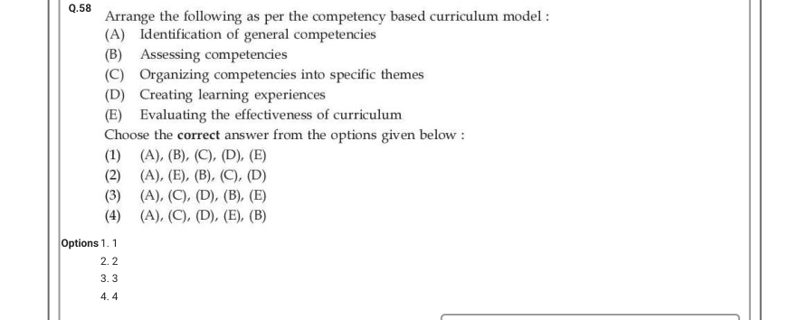 Read the question and choices in the excerpt. Choose A/B/C/D for the first/second/third/fourth option shown.