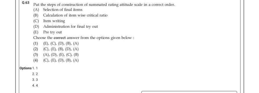 Read the question and choices in the excerpt. Choose A/B/C/D for the first/second/third/fourth option shown.