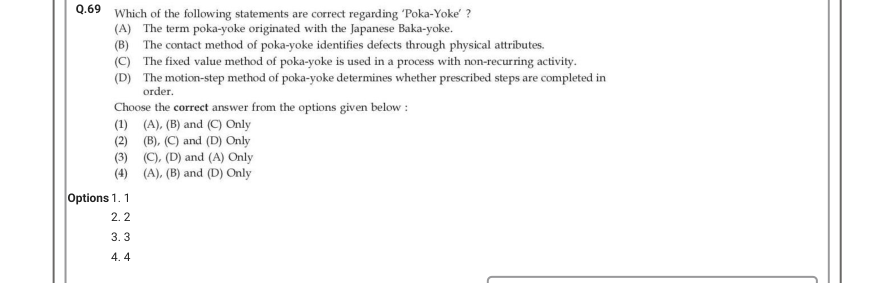 Read the question and choices in the excerpt. Choose A/B/C/D for the first/second/third/fourth option shown.