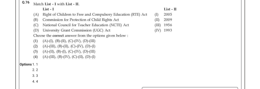 Read the question and choices in the excerpt. Choose A/B/C/D for the first/second/third/fourth option shown.