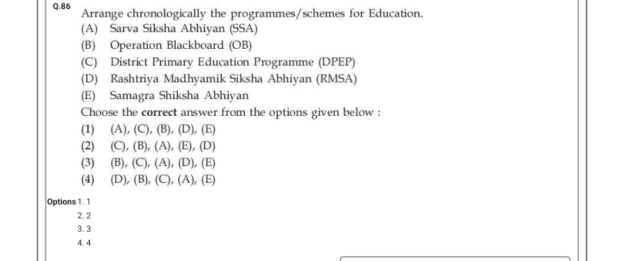 Read the question and choices in the excerpt. Choose A/B/C/D for the first/second/third/fourth option shown.
