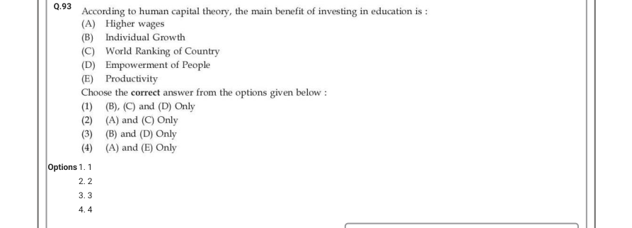 Read the question and choices in the excerpt. Choose A/B/C/D for the first/second/third/fourth option shown.