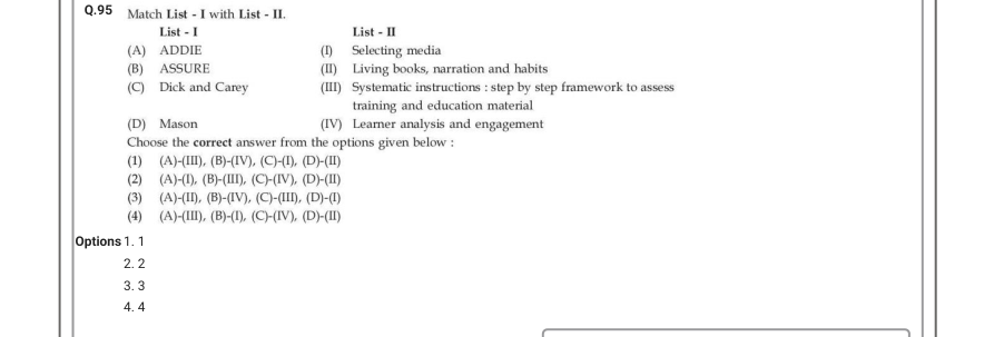 Read the question and choices in the excerpt. Choose A/B/C/D for the first/second/third/fourth option shown.