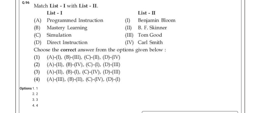 Read the question and choices in the excerpt. Choose A/B/C/D for the first/second/third/fourth option shown.