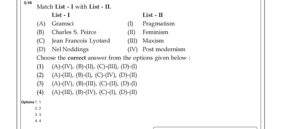Read the question and choices in the excerpt. Choose A/B/C/D for the first/second/third/fourth option shown.