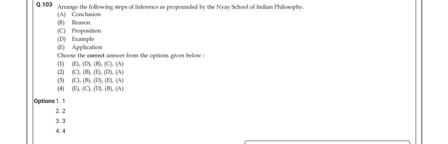 Read the question and choices in the excerpt. Choose A/B/C/D for the first/second/third/fourth option shown.