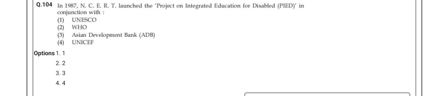 Read the question and choices in the excerpt. Choose A/B/C/D for the first/second/third/fourth option shown.