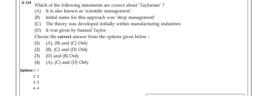 Read the question and choices in the excerpt. Choose A/B/C/D for the first/second/third/fourth option shown.