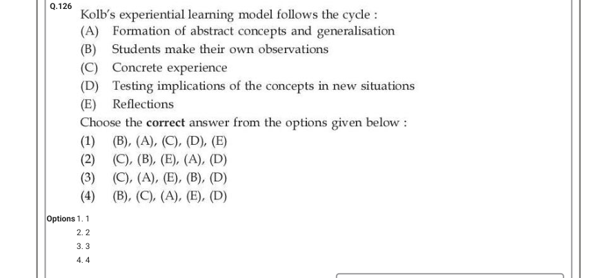 Read the question and choices in the excerpt. Choose A/B/C/D for the first/second/third/fourth option shown.