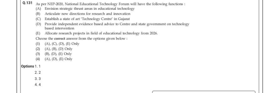 Read the question and choices in the excerpt. Choose A/B/C/D for the first/second/third/fourth option shown.