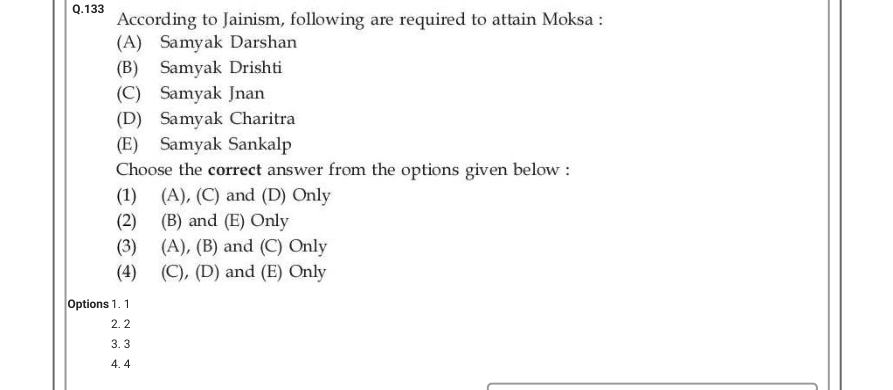 Read the question and choices in the excerpt. Choose A/B/C/D for the first/second/third/fourth option shown.