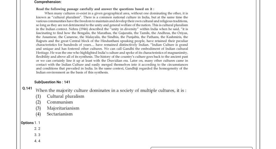 Read the question and choices in the excerpt. Choose A/B/C/D for the first/second/third/fourth option shown.