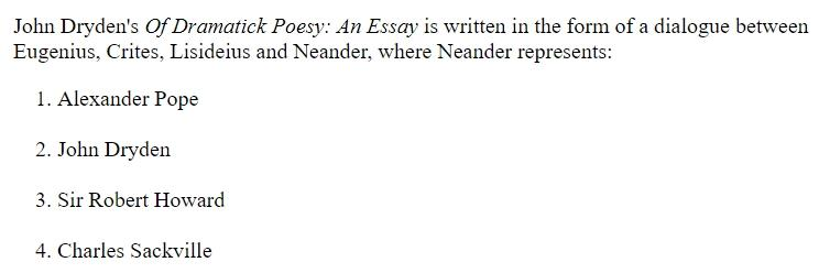 Read the question and choices in the excerpt. Choose A/B/C/D for the first/second/third/fourth option shown.