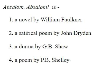Read the question and choices in the excerpt. Choose A/B/C/D for the first/second/third/fourth option shown.
