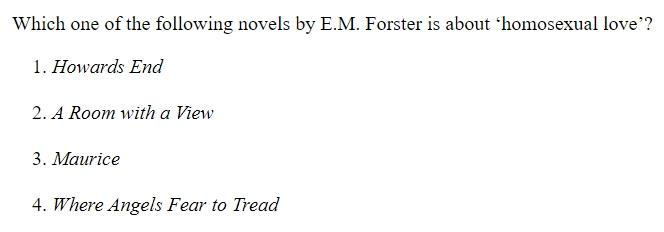 Read the question and choices in the excerpt. Choose A/B/C/D for the first/second/third/fourth option shown.