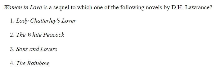 Read the question and choices in the excerpt. Choose A/B/C/D for the first/second/third/fourth option shown.