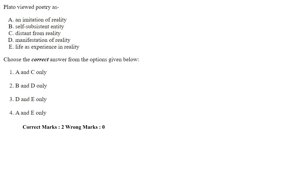 Read the question and choices in the excerpt. Choose A/B/C/D for the first/second/third/fourth option shown.