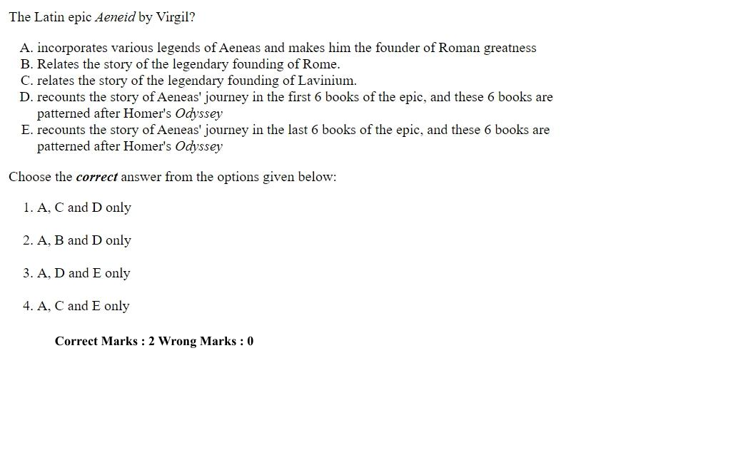 Read the question and choices in the excerpt. Choose A/B/C/D for the first/second/third/fourth option shown.