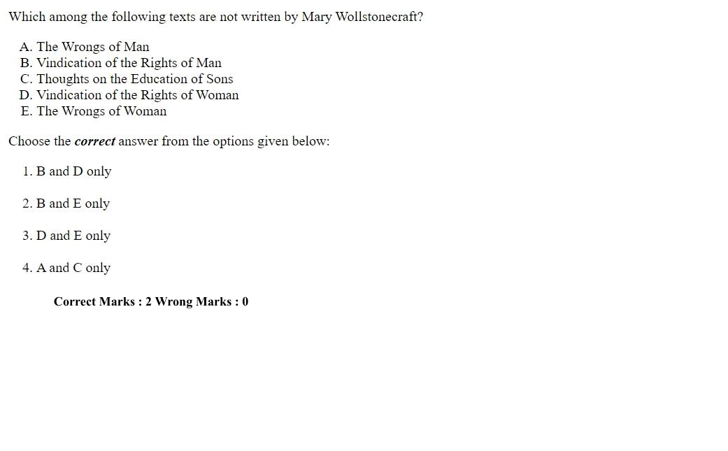 Read the question and choices in the excerpt. Choose A/B/C/D for the first/second/third/fourth option shown.