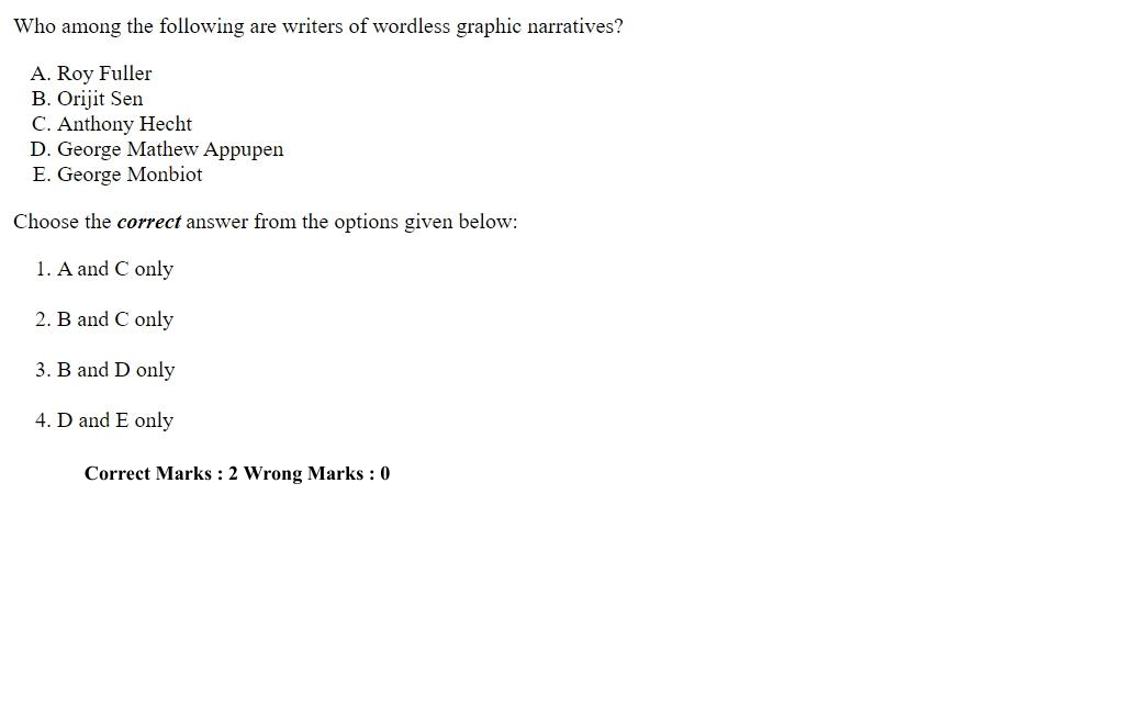 Read the question and choices in the excerpt. Choose A/B/C/D for the first/second/third/fourth option shown.