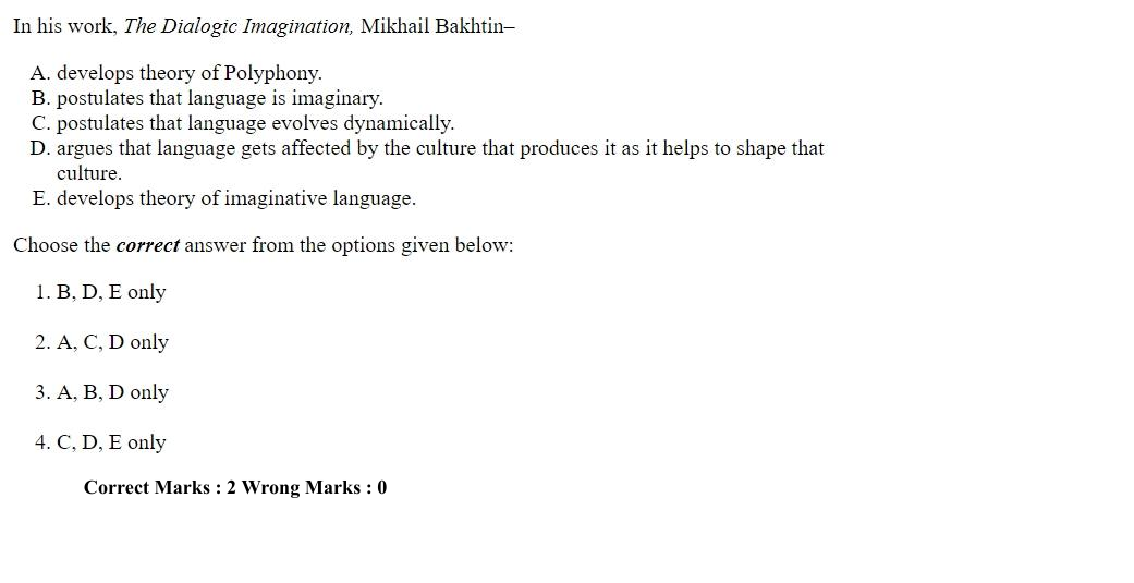 Read the question and choices in the excerpt. Choose A/B/C/D for the first/second/third/fourth option shown.