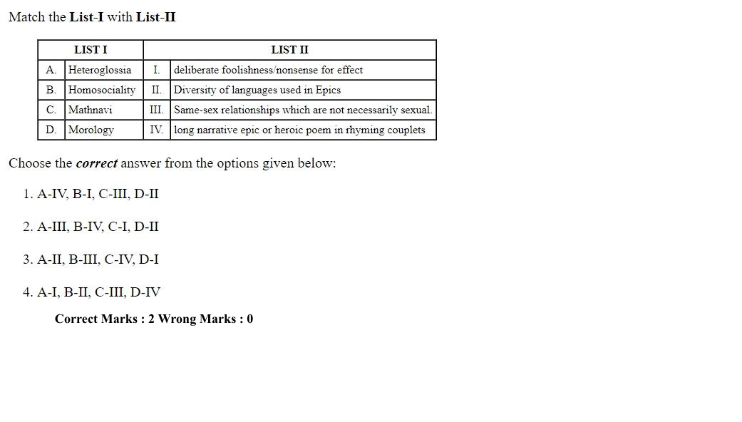 Read the question and choices in the excerpt. Choose A/B/C/D for the first/second/third/fourth option shown.