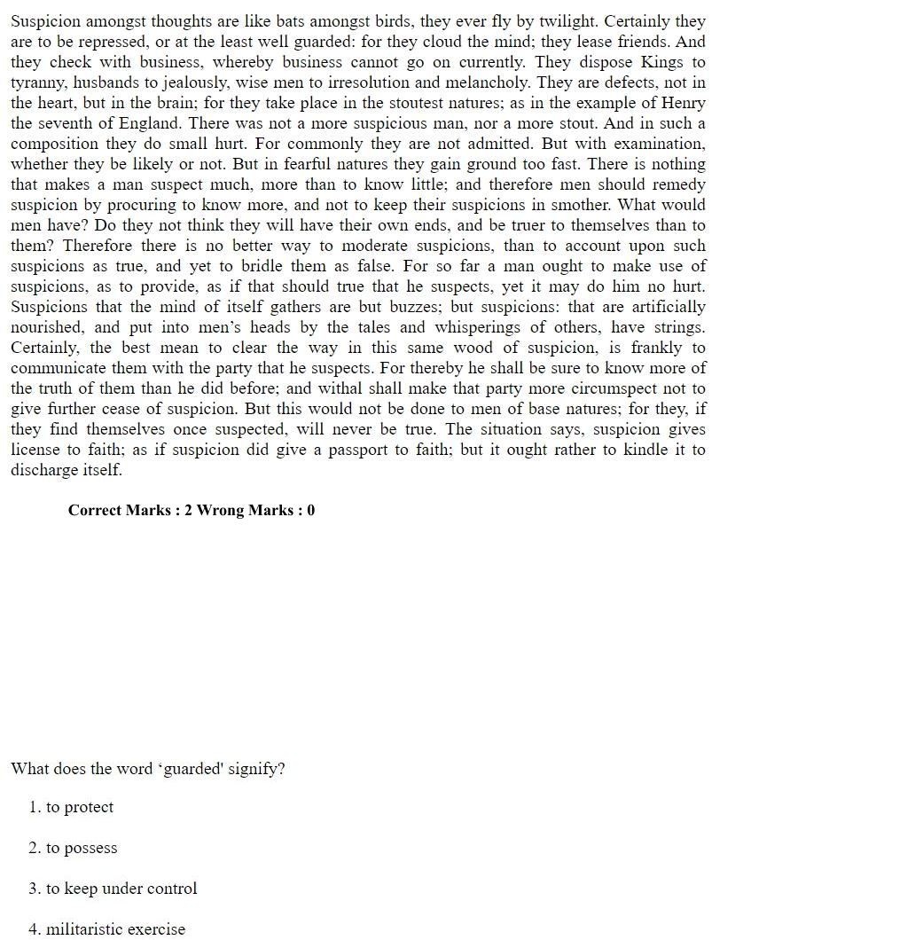 Read the question and choices in the excerpt. Choose A/B/C/D for the first/second/third/fourth option shown.