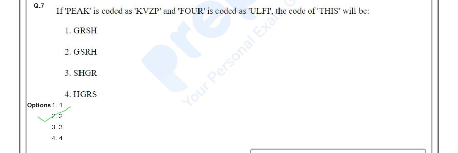 Read the question and choices in the excerpt. Choose A/B/C/D for the first/second/third/fourth option shown.