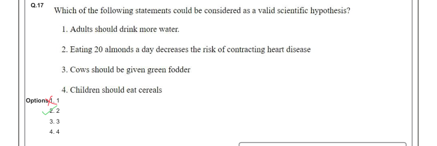 Read the question and choices in the excerpt. Choose A/B/C/D for the first/second/third/fourth option shown.