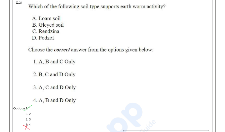 Read the question and choices in the excerpt. Choose A/B/C/D for the first/second/third/fourth option shown.