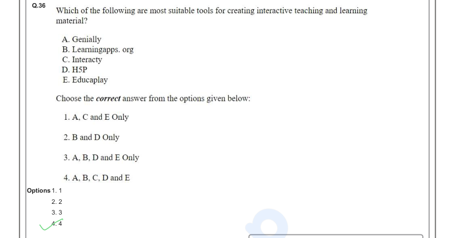 Read the question and choices in the excerpt. Choose A/B/C/D for the first/second/third/fourth option shown.