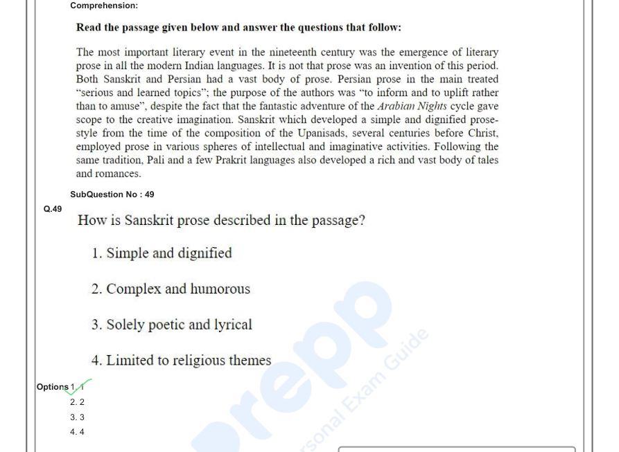 Read the question and choices in the excerpt. Choose A/B/C/D for the first/second/third/fourth option shown.