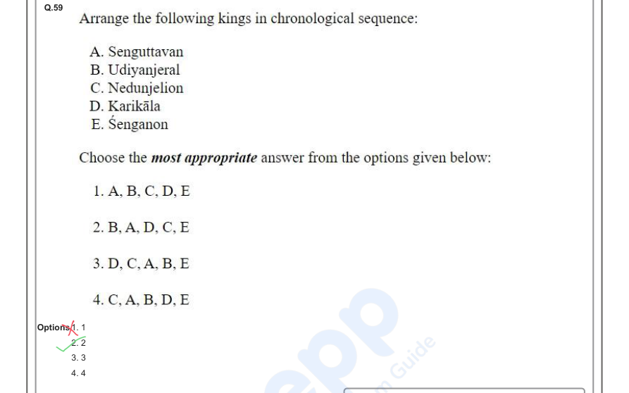 Read the question and choices in the excerpt. Choose A/B/C/D for the first/second/third/fourth option shown.