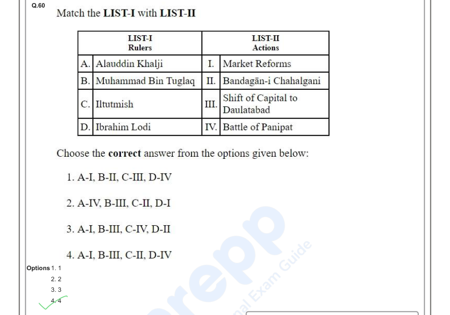 Read the question and choices in the excerpt. Choose A/B/C/D for the first/second/third/fourth option shown.