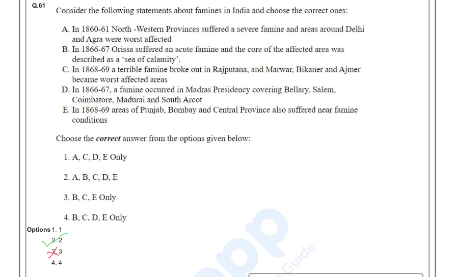 Read the question and choices in the excerpt. Choose A/B/C/D for the first/second/third/fourth option shown.